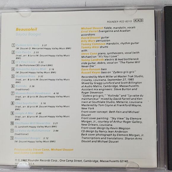Beau Soleil - Bayou Boogie Music [CD] - Picture 3 of 4